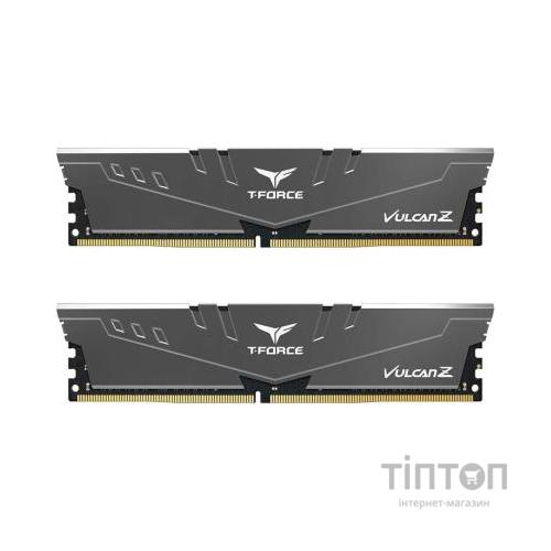 Модуль пам'яті для комп'ютера DDR4 16GB (2x8GB) 3200 MHz T-Force Vulcan Z Gray Team (TLZGD416G3200HC16CDC01)