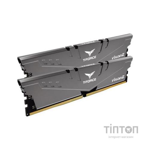 Модуль пам'яті для комп'ютера DDR4 16GB (2x8GB) 3200 MHz T-Force Vulcan Z Gray Team (TLZGD416G3200HC16CDC01)
