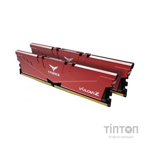 Модуль пам'яті для комп'ютера DDR4 16GB (2x8GB) 3200 MHz T-Force Vulcan Z Red Team (TLZRD416G3200HC16CDC01)