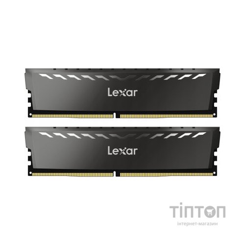 Модуль пам'яті для комп'ютера DDR4 16GB (2x8GB) 3200 MHz Thor Dark Gray Lexar (LD4BU008G-R3200GDXG)