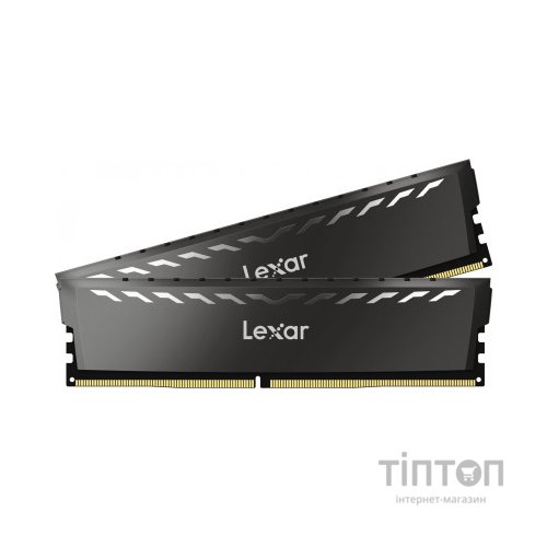 Модуль пам'яті для комп'ютера DDR4 16GB (2x8GB) 3200 MHz Thor Dark Gray Lexar (LD4BU008G-R3200GDXG)