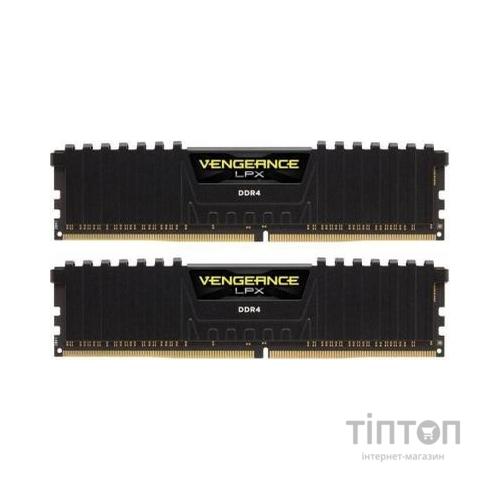 Модуль пам'яті для комп'ютера DDR4 16GB (2x8GB) 3200 MHz Vengeance LPX Black Corsair (CMK16GX4M2Z3200C16)