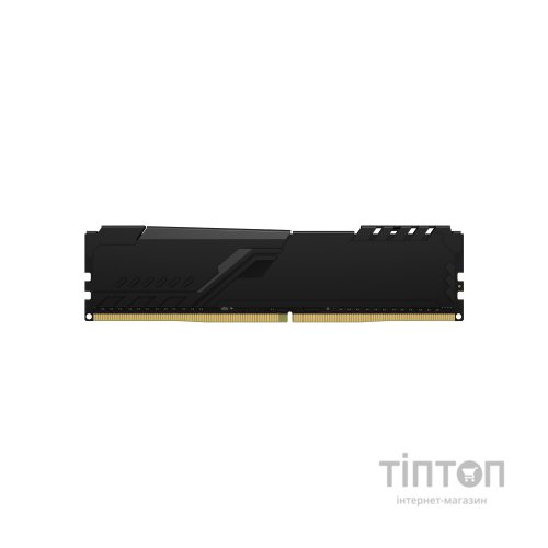 Модуль пам'яті для комп'ютера DDR4 16GB (2x8GB) 3600 MHz Fury Beast Black Kingston Fury (ex.HyperX) (KF436C17BBK2/16)
