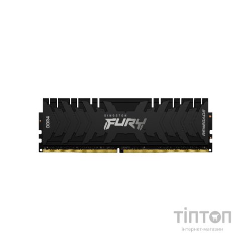 Модуль пам'яті для комп'ютера DDR4 16GB (2x8GB) 3600 MHz Fury Renegade Black Kingston Fury (ex.HyperX) (KF436C16RBK2/16)