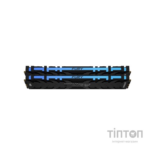 Модуль пам'яті для комп'ютера DDR4 16GB (2x8GB) 3600 MHz Fury Renegade RGB Kingston Fury (ex.HyperX) (KF436C16RBAK2/16)
