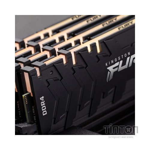Модуль пам'яті для комп'ютера DDR4 16GB (2x8GB) 3600 MHz Fury Renegade RGB Kingston Fury (ex.HyperX) (KF436C16RBAK2/16)