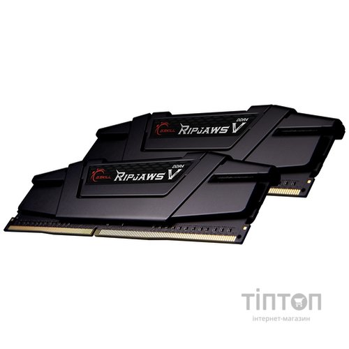 Модуль пам'яті для комп'ютера DDR4 16GB (2x8GB) 3600 MHz Ripjaws V G.Skill (F4-3600C18D-16GVK)
