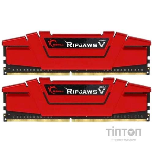 Модуль пам'яті для комп'ютера DDR4 16GB (2x8GB) 3600 MHz Ripjaws V G.Skill (F4-3600C19D-16GVRB)