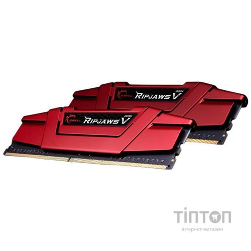 Модуль пам'яті для комп'ютера DDR4 16GB (2x8GB) 3600 MHz Ripjaws V G.Skill (F4-3600C19D-16GVRB)