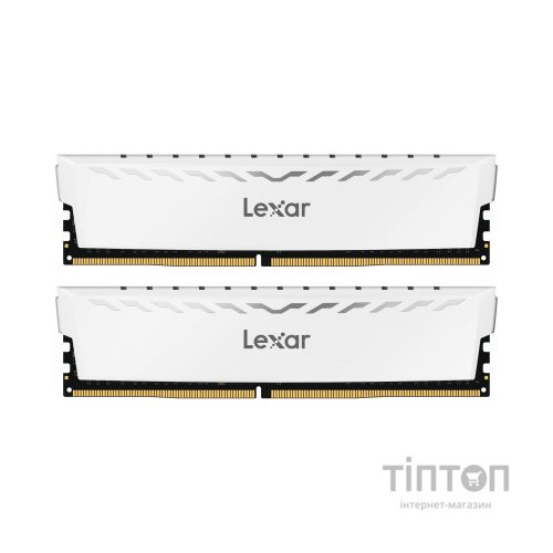 Модуль пам'яті для комп'ютера DDR4 16GB (2x8GB) 3600 MHz Thor White Lexar (LD4BU008G-R3600GDWG)