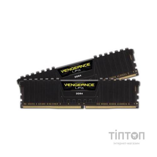 Модуль пам'яті для комп'ютера DDR4 16GB (2x8GB) 3600 MHz Vengeance LPX Black Corsair (CMK16GX4M2D3600C18)