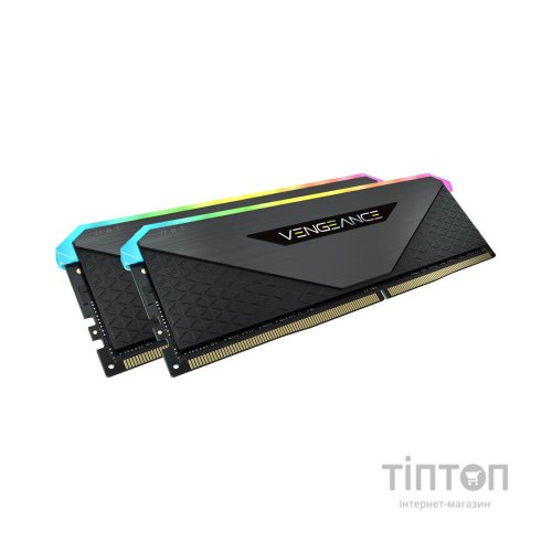 Модуль пам'яті для комп'ютера DDR4 16GB (2x8GB) 3600 MHz Vengeance RGB Pro RT Black Corsair (CMN16GX4M2Z3600C16)