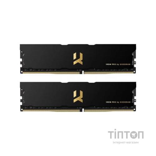 Модуль пам'яті для комп'ютера DDR4 16GB (2x8GB) 4000 MHz IRDM PRO Black Goodram (IRP-4000D4V64L18S/16GDC)
