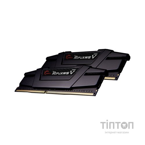 Модуль пам'яті для комп'ютера DDR4 16GB (2x8GB) 4400 MHz RipjawsV Black G.Skill (F4-4400C18D-16GVKC)