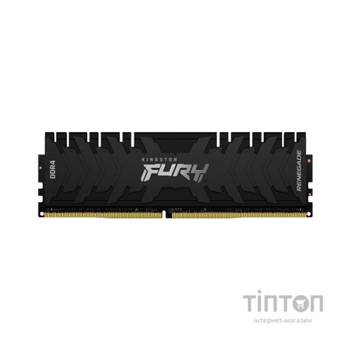 Модуль пам'яті для комп'ютера DDR4 16GB (2x8GB) 4600 MHz FURY Renegade Black Kingston Fury (ex.HyperX) (KF446C19RBK2/16)
