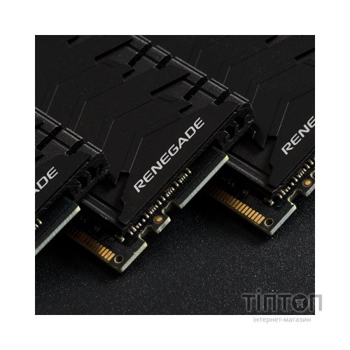 Модуль пам'яті для комп'ютера DDR4 16GB (2x8GB) 4600 MHz FURY Renegade Black Kingston Fury (ex.HyperX) (KF446C19RBK2/16)