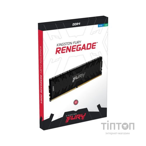 Модуль пам'яті для комп'ютера DDR4 16GB (2x8GB) 4600 MHz FURY Renegade Black Kingston Fury (ex.HyperX) (KF446C19RBK2/16)