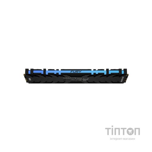 Модуль пам'яті для комп'ютера DDR4 16GB 3200 MHz Fury Beast RGB Kingston Fury (ex.HyperX) (KF432C16RB1A/16)
