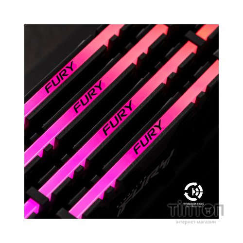 Модуль пам'яті для комп'ютера DDR4 16GB 3200 MHz Fury Renegade RGB Kingston Fury (ex.HyperX) (KF432C16RBAK2/16)