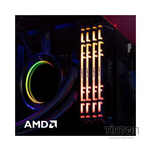 Модуль пам'яті для комп'ютера DDR4 16GB 3200 MHz Fury Renegade RGB Kingston Fury (ex.HyperX) (KF432C16RBAK2/16)