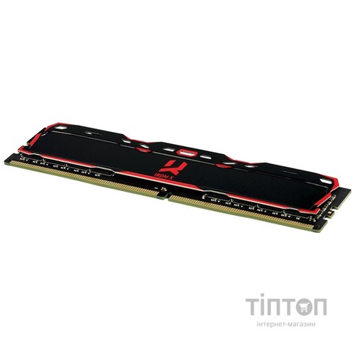 Модуль пам'яті для комп'ютера DDR4 16GB 3200 MHz IRDM X Black Goodram (IR-X3200D464L16A/16G)