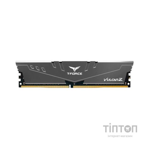 Модуль пам'яті для комп'ютера DDR4 16GB 3200 MHz T-Force Vulcan Z Gray Team (TLZGD416G3200HC16F01)