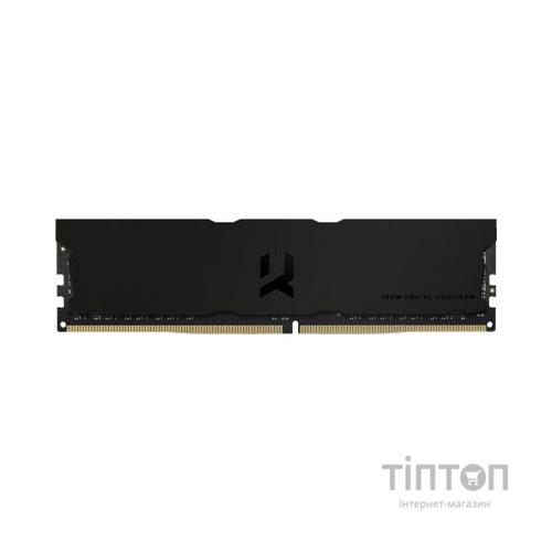 Модуль пам'яті для комп'ютера DDR4 16GB 3600 MHz Iridium Pro Deep Black Goodram (IRP-K3600D4V64L18/16G)