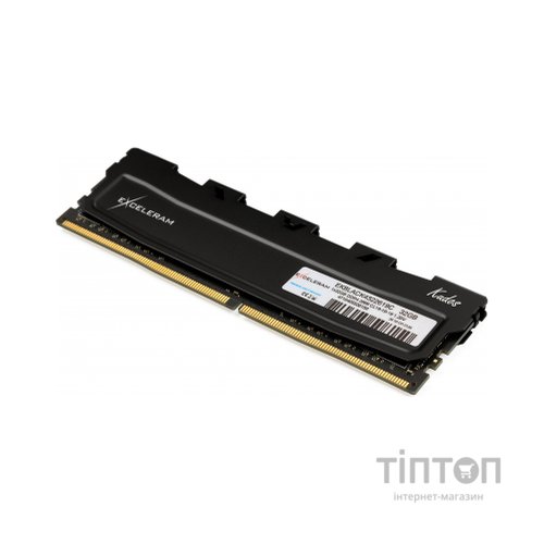 Модуль пам'яті для комп'ютера DDR4 32GB 2666 MHz Black Kudos eXceleram (EKBLACK4322619C)