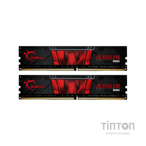 Модуль пам'яті для комп'ютера DDR4 32GB (2x16GB) 2666 MHz Aegis G.Skill (F4-2666C19D-32GIS)
