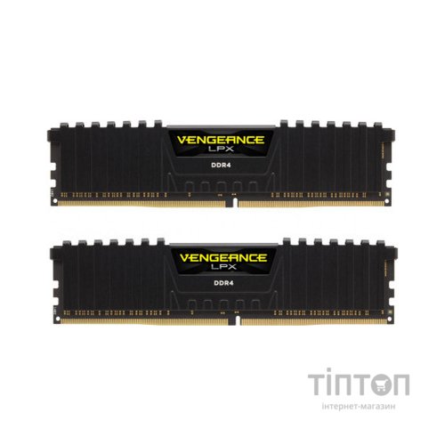 Модуль пам'яті для комп'ютера DDR4 32GB (2x16GB) 3000 MHz Vengeance LPX Black Corsair (CMK32GX4M2D3000C16)