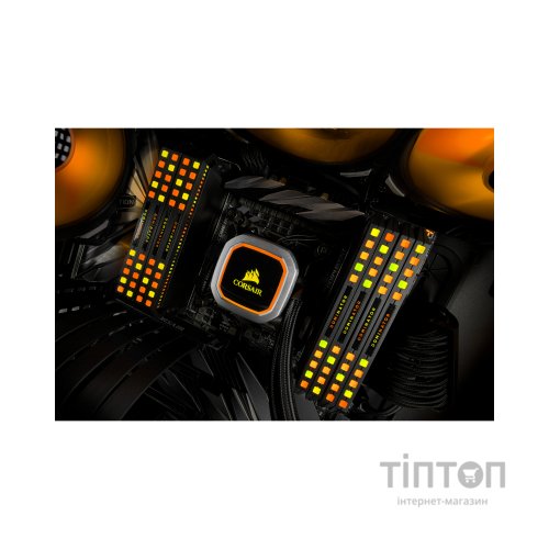 Модуль пам'яті для комп'ютера DDR4 32GB (2x16GB) 3200 MHz Dominator Platinum RGB Black Corsair (CMT32GX4M2C3200C16)