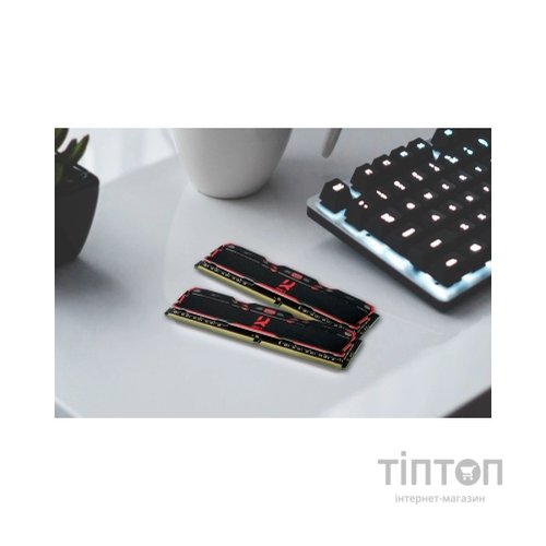 Модуль пам'яті для комп'ютера DDR4 32GB (2x16GB) 3200 MHz IRDM Black Goodram (IR-X3200D464L16A/32GDC)