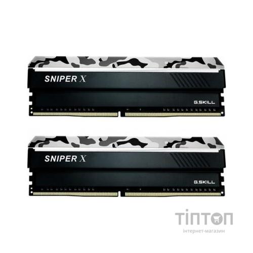 Модуль пам'яті для комп'ютера DDR4 32GB (2x16GB) 3200 MHZ SniperX Urban Camo G.Skill (F4-3200C16D-32GSXWB)