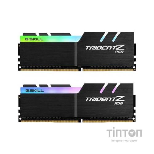 Модуль пам'яті для комп'ютера DDR4 32GB (2x16GB) 3200 MHz TridentZ RGB Black G.Skill (F4-3200C16D-32GTZR)