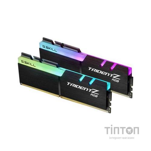 Модуль пам'яті для комп'ютера DDR4 32GB (2x16GB) 3200 MHz TridentZ RGB Black G.Skill (F4-3200C16D-32GTZR)