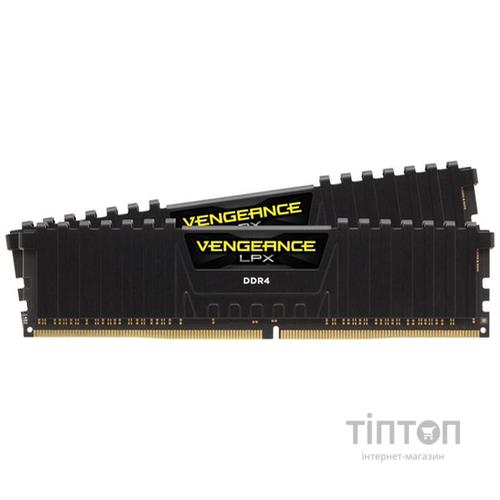Модуль пам'яті для комп'ютера DDR4 32GB (2x16GB) 3200 MHz Vengeance LPX Black Corsair (CMK32GX4M2E3200C16)