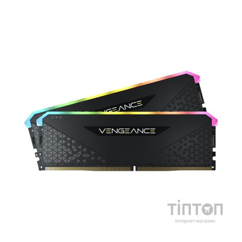 Модуль пам'яті для комп'ютера DDR4 32GB (2x16GB) 3200 MHz Vengeance RGB RS Corsair (CMG32GX4M2E3200C16)