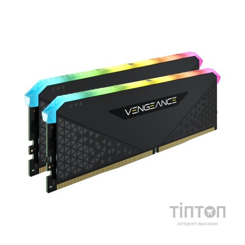 Модуль пам'яті для комп'ютера DDR4 32GB (2x16GB) 3200 MHz Vengeance RGB RS Corsair (CMG32GX4M2E3200C16)