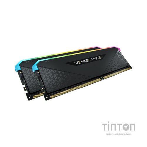 Модуль пам'яті для комп'ютера DDR4 32GB (2x16GB) 3200 MHz Vengeance RGB RS Corsair (CMG32GX4M2E3200C16)