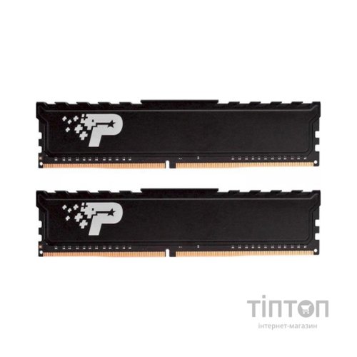 Модуль пам'яті для комп'ютера DDR4 32GB (2x16GB) 3200 MHz with Heatshield Patriot (PSP432G3200KH1)