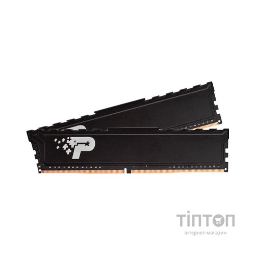 Модуль пам'яті для комп'ютера DDR4 32GB (2x16GB) 3200 MHz with Heatshield Patriot (PSP432G3200KH1)