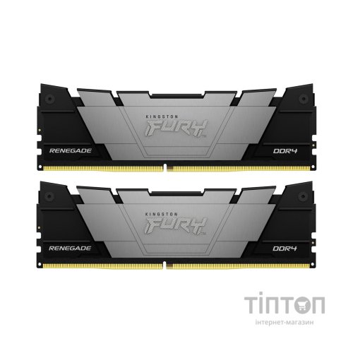 Модуль пам'яті для комп'ютера DDR4 32GB (2x16GB) 3600 MHz Fury Renegade Black Kingston Fury (ex.HyperX) (KF436C16RB12K2/32)