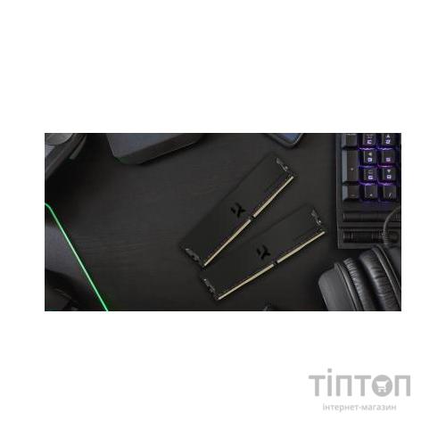 Модуль пам'яті для комп'ютера DDR4 32GB (2x16GB) 3600 MHz Iridium Pro Deep Black Goodram (IRP-K3600D4V64L18/32GDC)