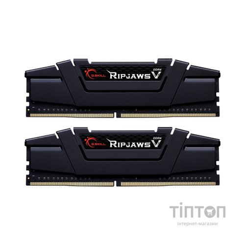 Модуль пам'яті для комп'ютера DDR4 32GB (2x16GB) 3600 MHz Ripjaws V G.Skill (F4-3600C18D-32GVK)