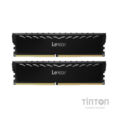 Модуль пам'яті для комп'ютера DDR4 32GB (2x16GB) 3600 MHz THOR Black Lexar (LD4U16G36C18LG-RGD)