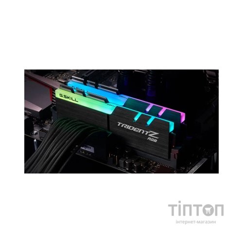 Модуль пам'яті для комп'ютера DDR4 32GB (2x16GB) 3600 MHz Trident Z RGB G.Skill (F4-3600C18D-32GTZR)
