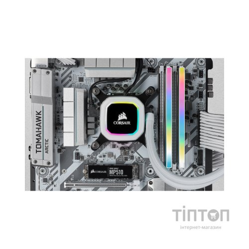 Модуль пам'яті для комп'ютера DDR4 32GB (2x16GB) 3600 MHz Vengeance RGB Pro SL White Corsair (CMH32GX4M2D3600C18W)