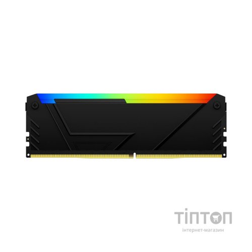 Модуль пам'яті для комп'ютера DDR4 32GB 3600 MHz Fury Beast RGB Kingston Fury (ex.HyperX) (KF436C18BB2A/32)