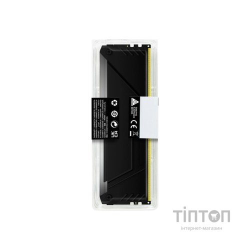 Модуль пам'яті для комп'ютера DDR4 32GB 3600 MHz Fury Beast RGB Kingston Fury (ex.HyperX) (KF436C18BB2A/32)