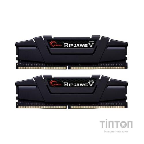 Модуль пам'яті для комп'ютера DDR4 64GB (2x32GB) 3200 MHz RipjawsV G.Skill (F4-3200C16D-64GVK)
